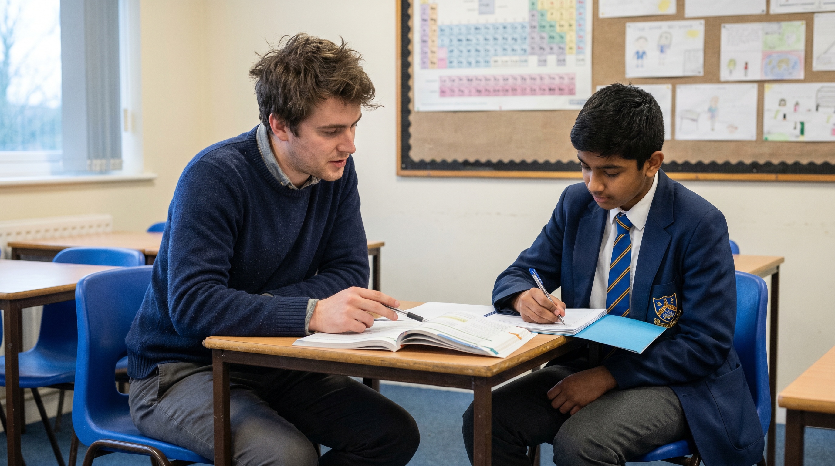 One-to-one tutoring session in Crowthorne