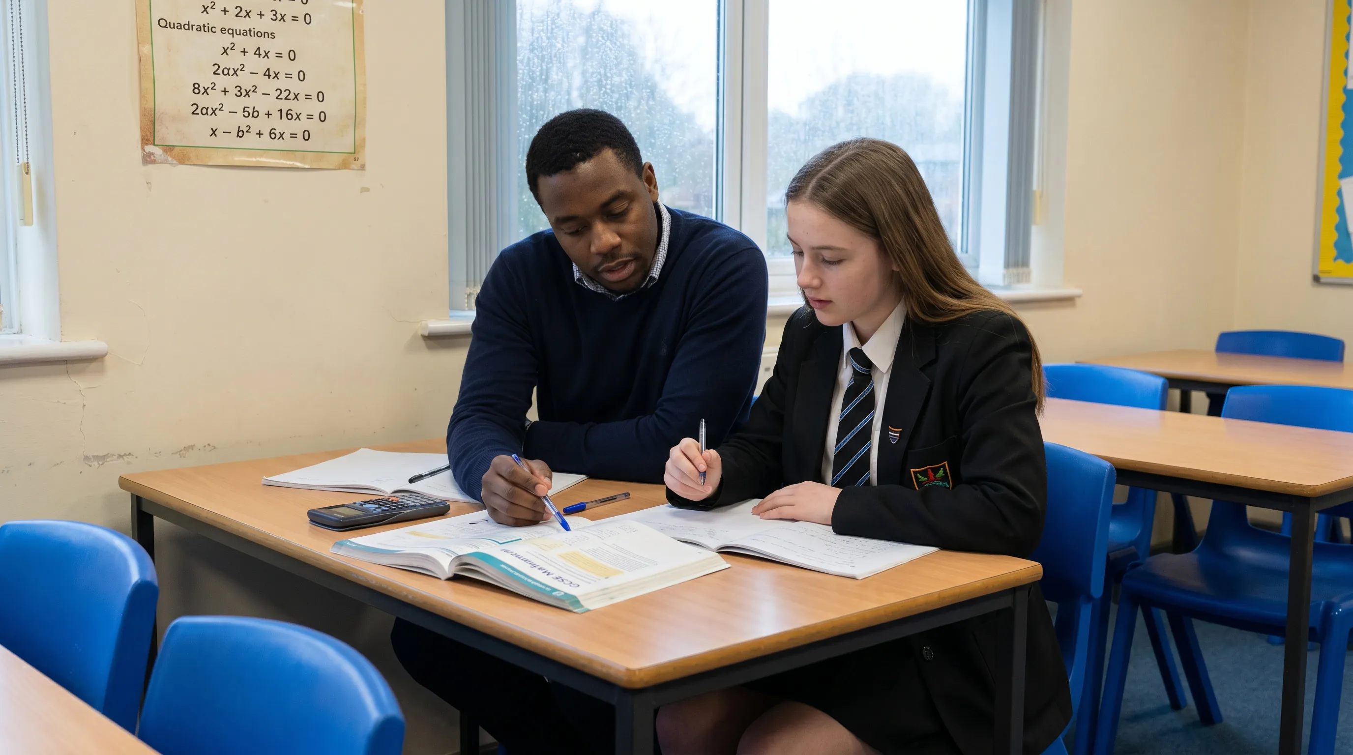 One-to-one tutoring session in Fair Oak