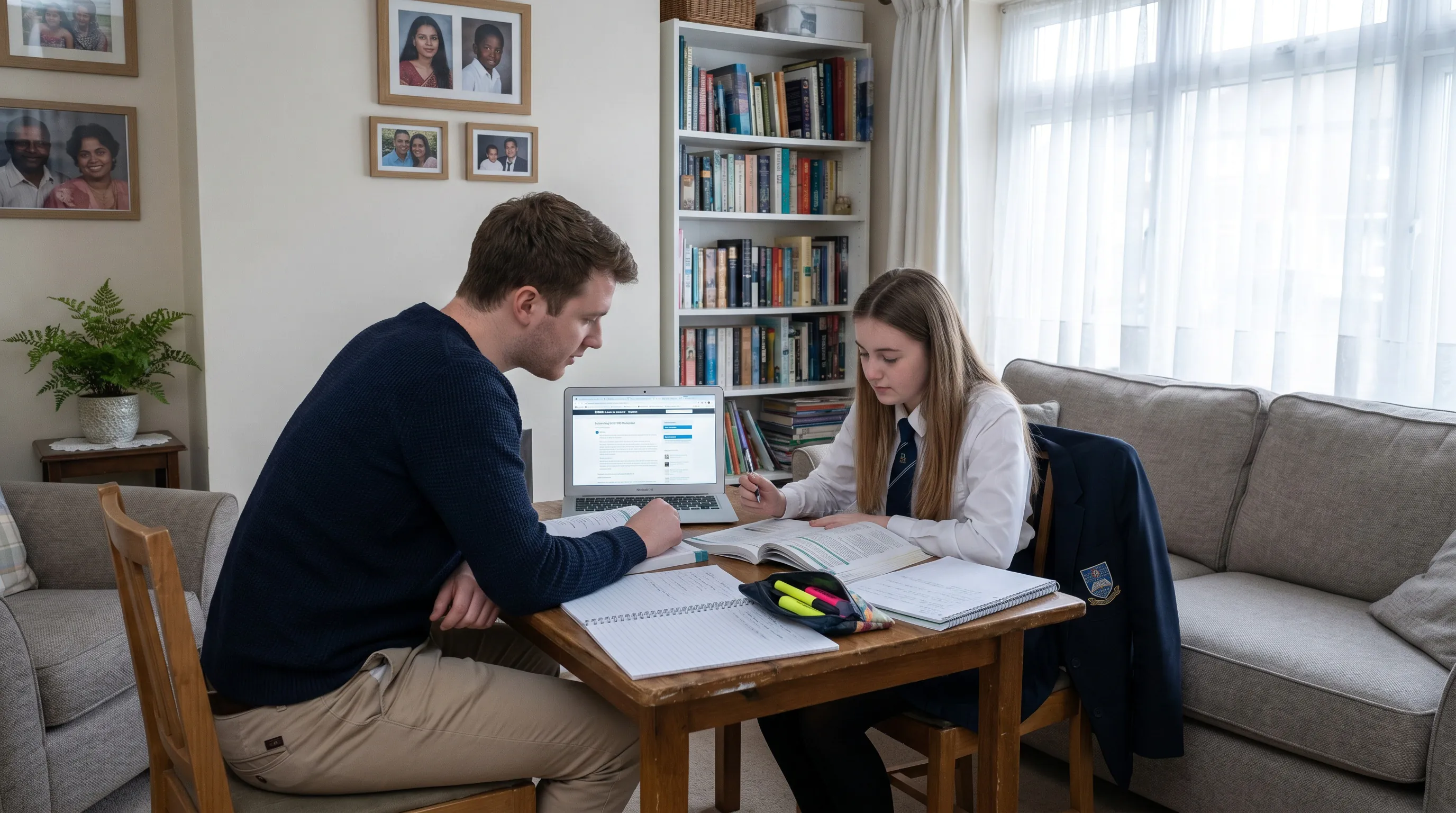 One-to-one tutoring session in Gravesend