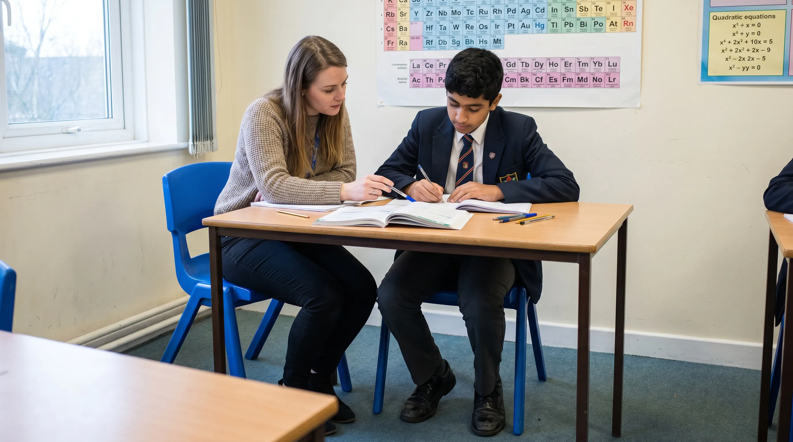 One-to-one tutoring session in Haddenham
