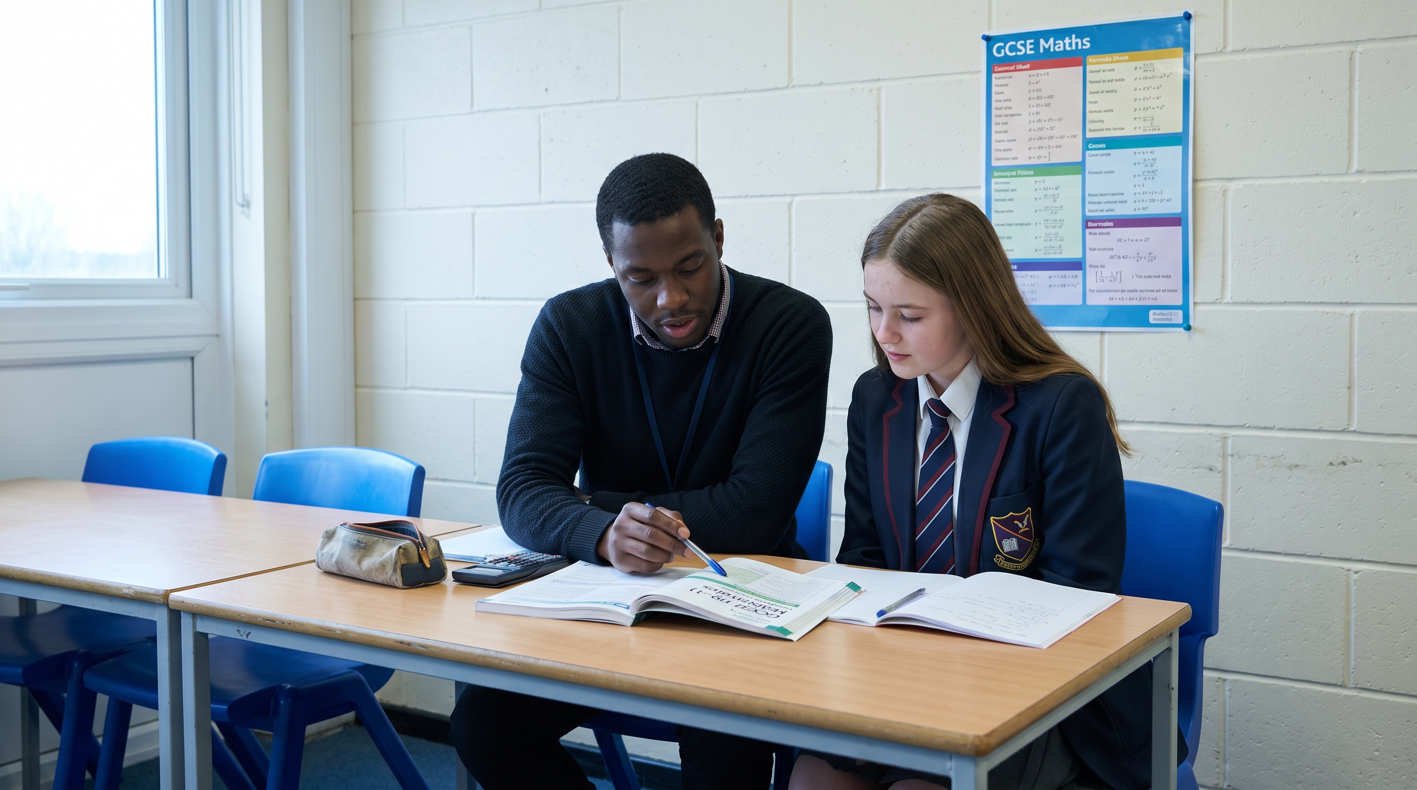 One-to-one tutoring session in Harlow