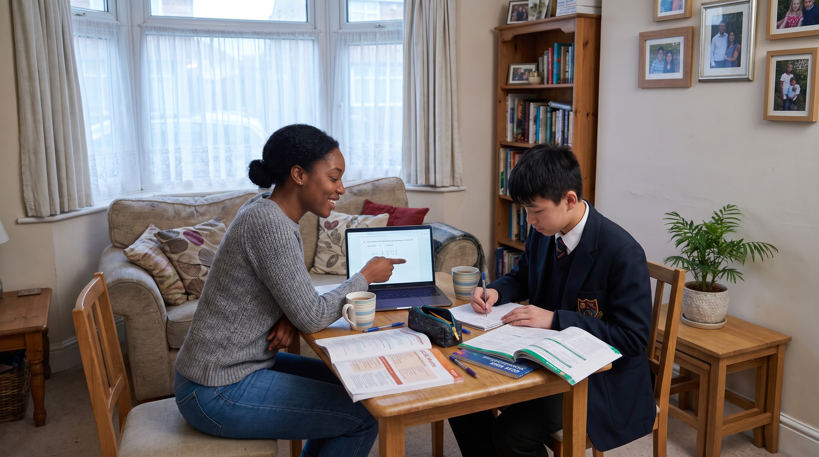 One-to-one tutoring session in Mitcham