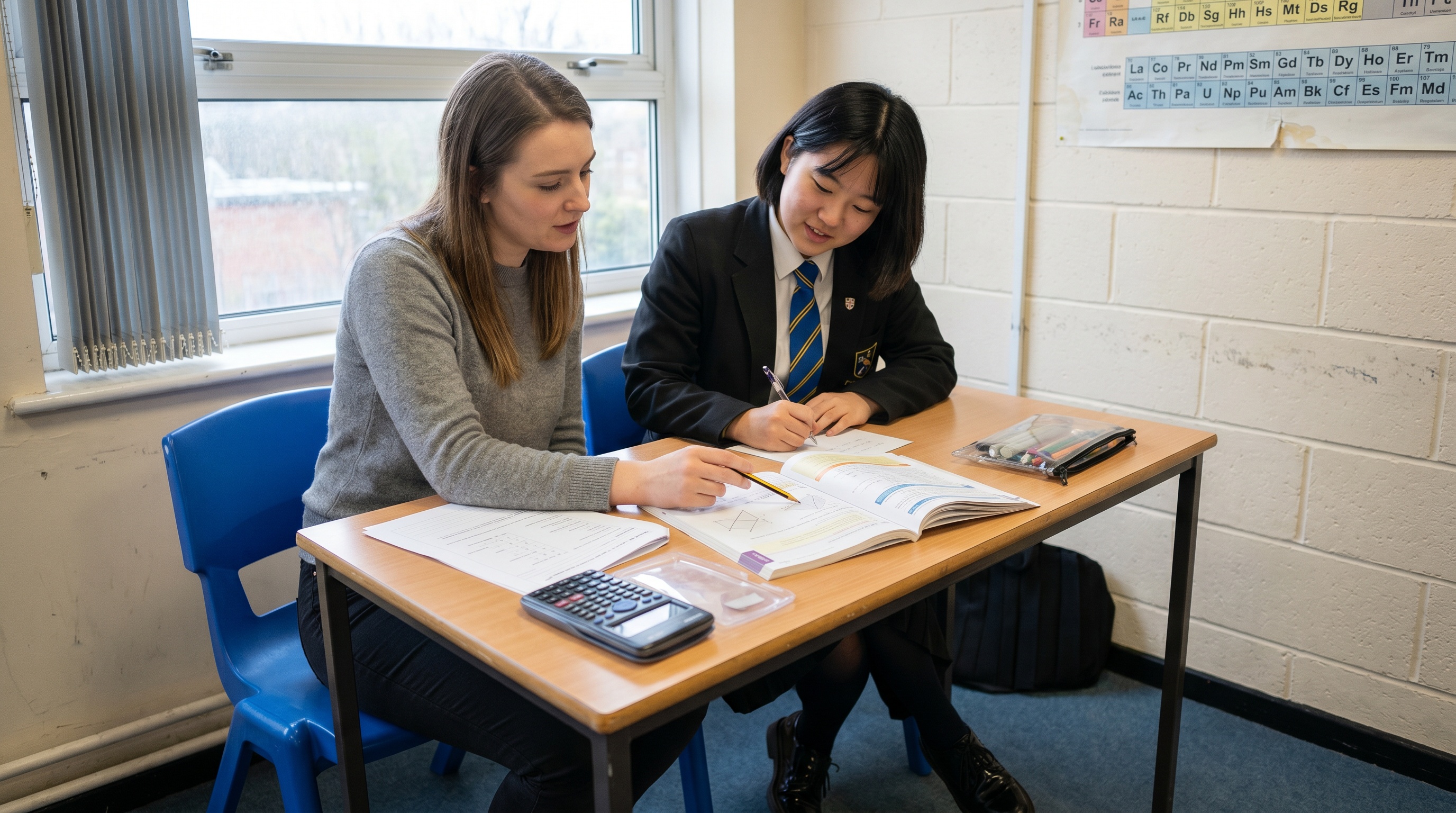 One-to-one tutoring session in Ruislip