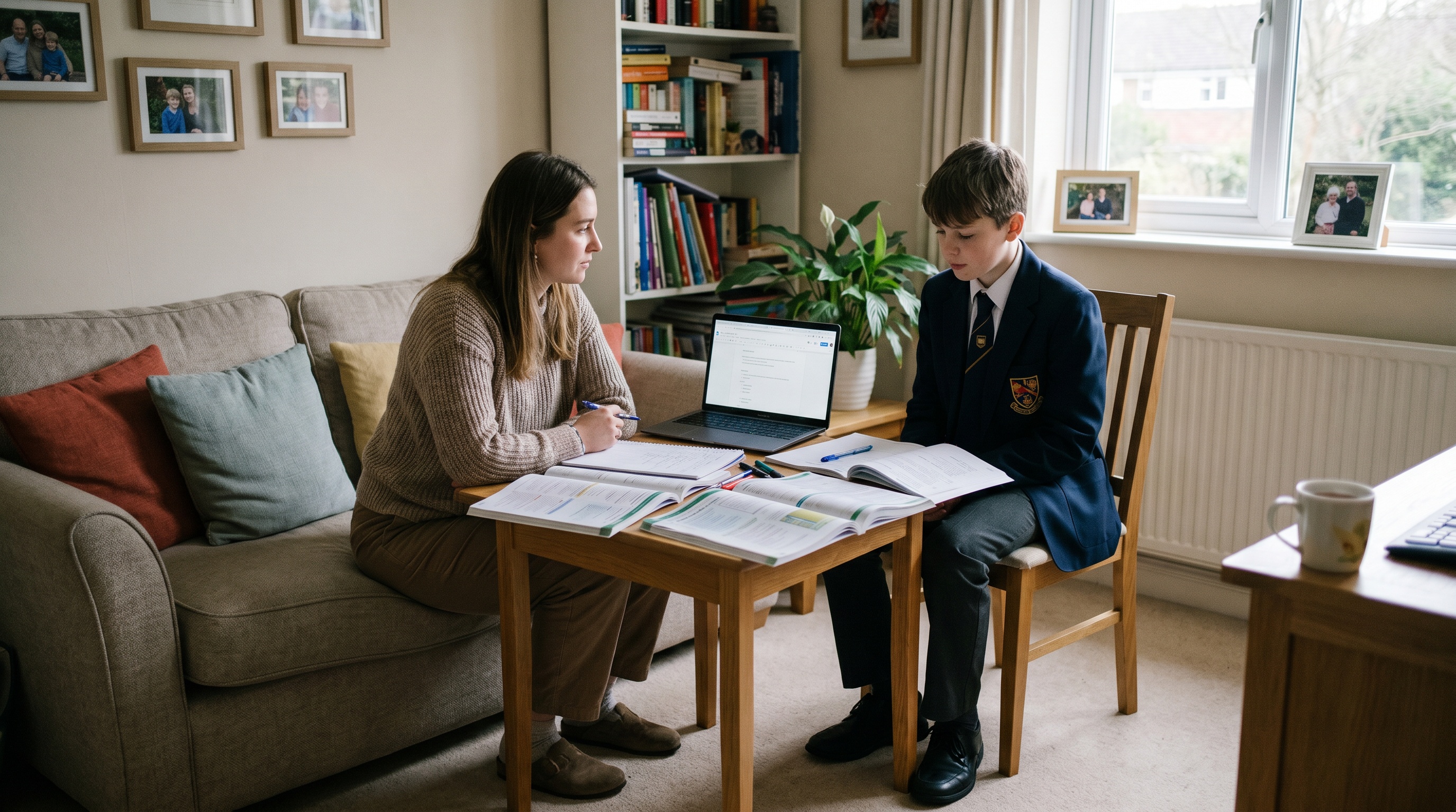 One-to-one tutoring session in Taplow