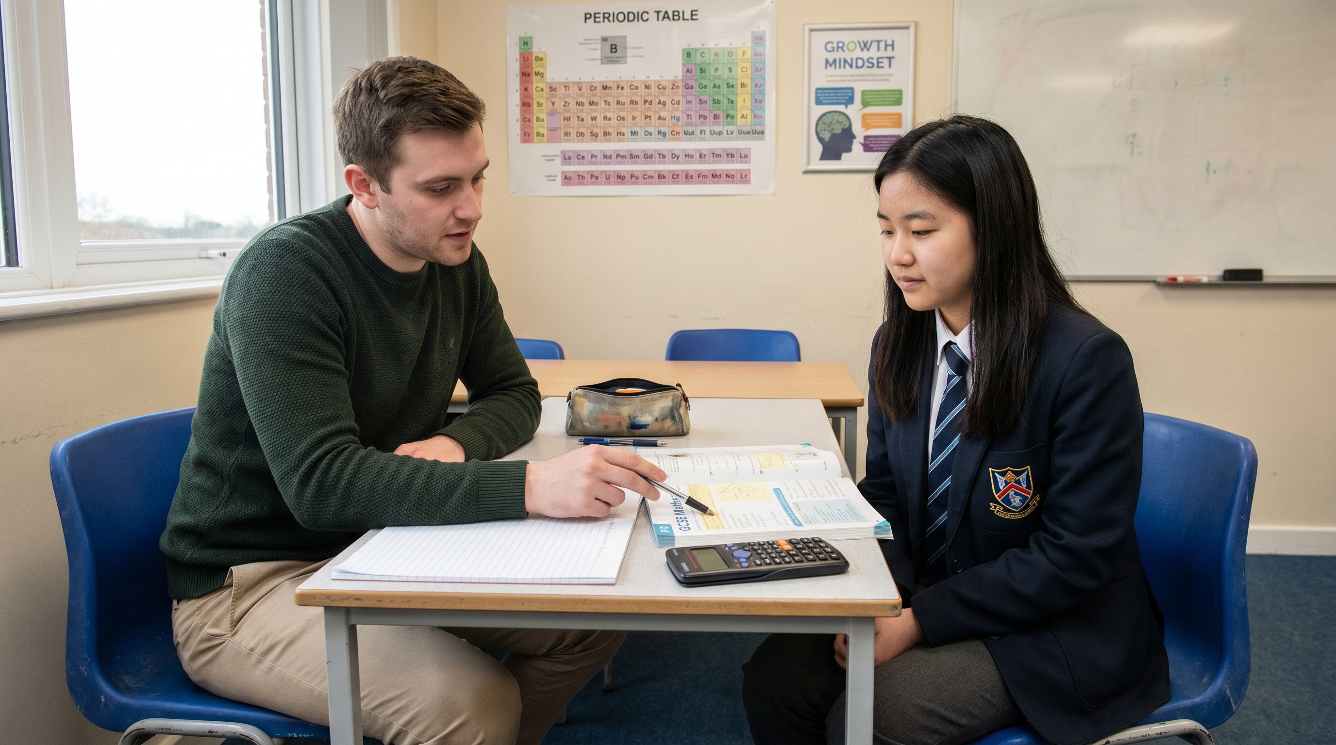 One-to-one tutoring session in Thame