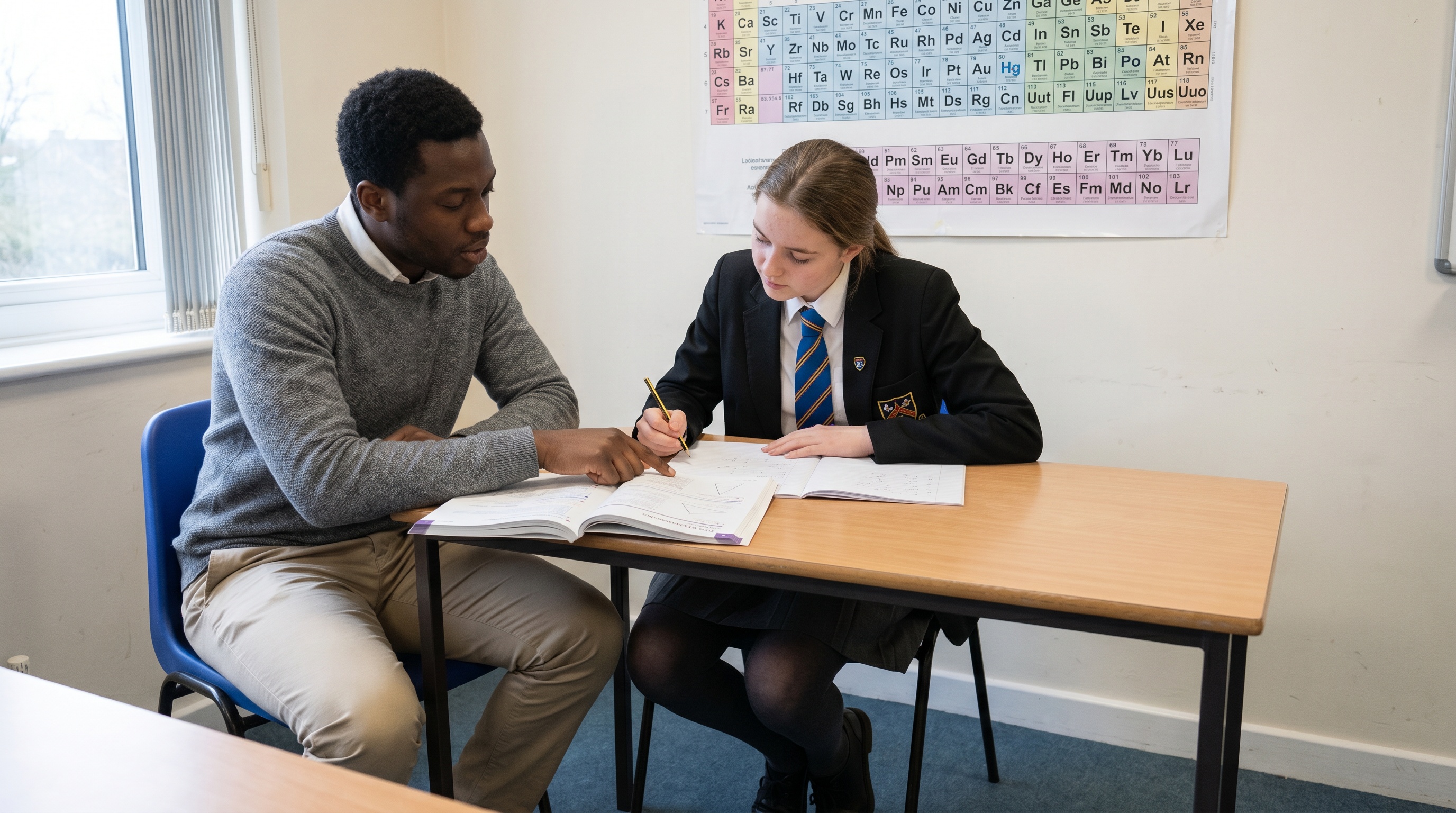 One-to-one tutoring session in Winchester